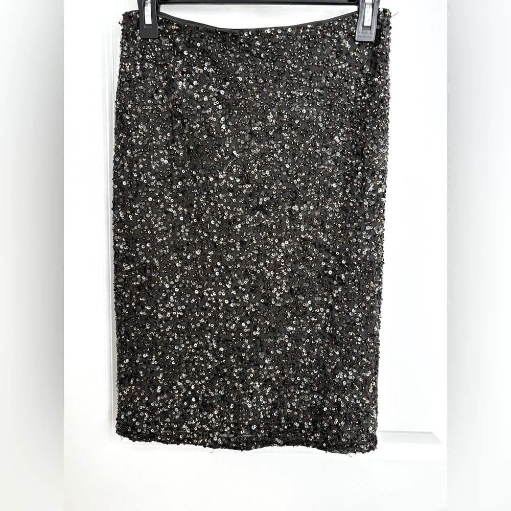 Alice and Olivia sequence mesh stretch skirt